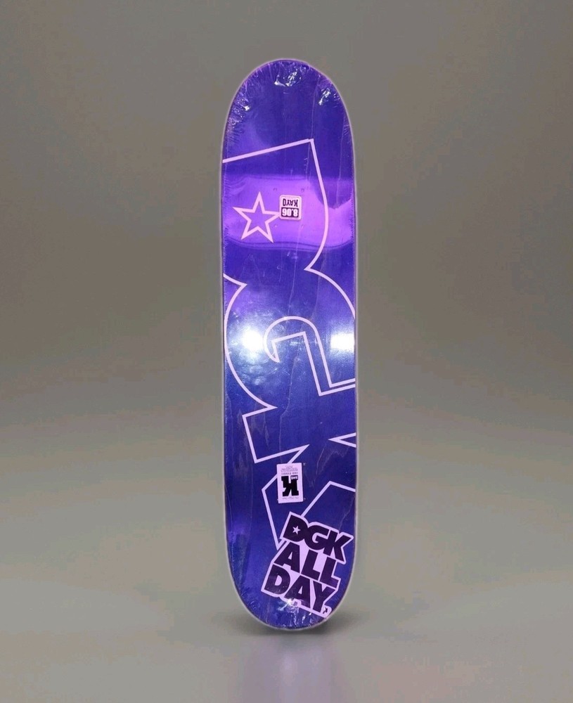 DGK Psychedelic Black Light Logo Skateboard Deck 8.06'