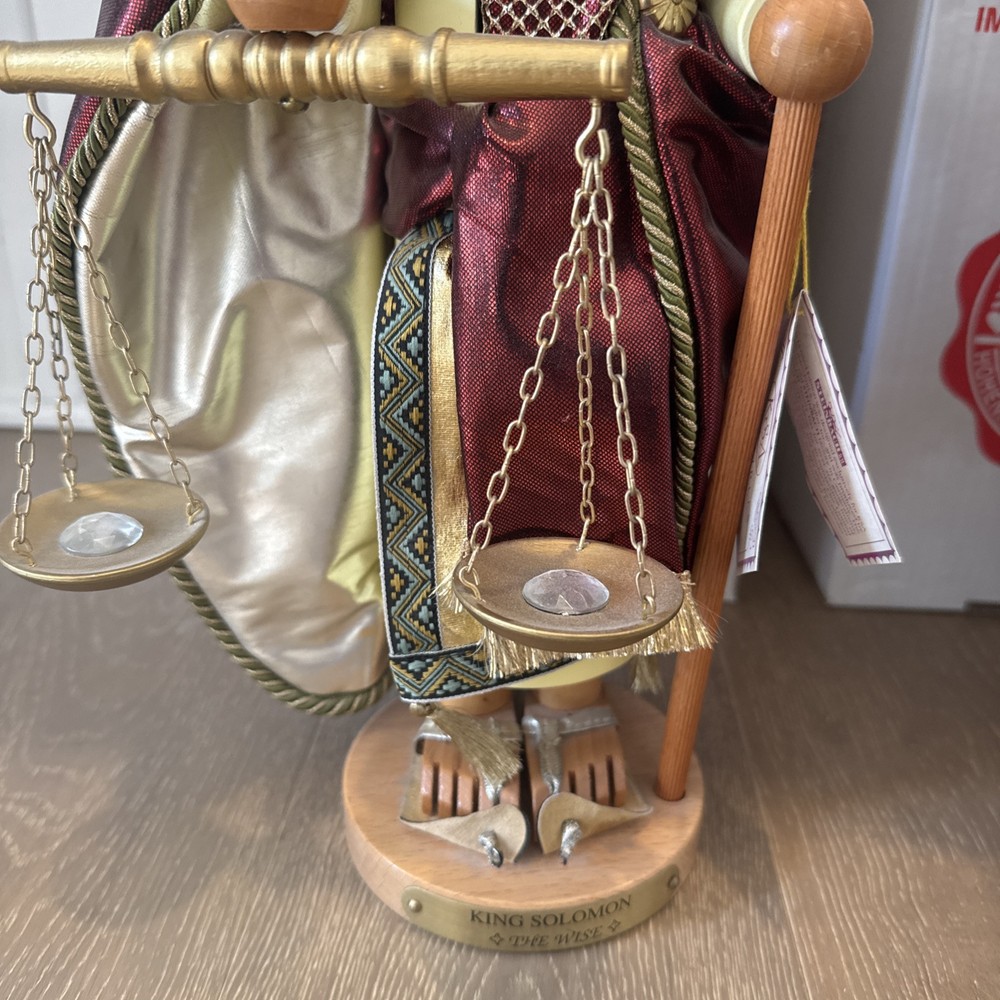 5 Steinbach Nutcracker Biblical Series Noah Moses Jonah Solomon Joseph Signed