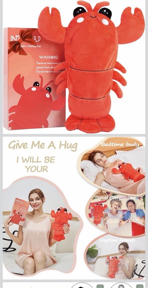 MENSTRUATION CRUSTACEAN LOBSTER HEATING PAD