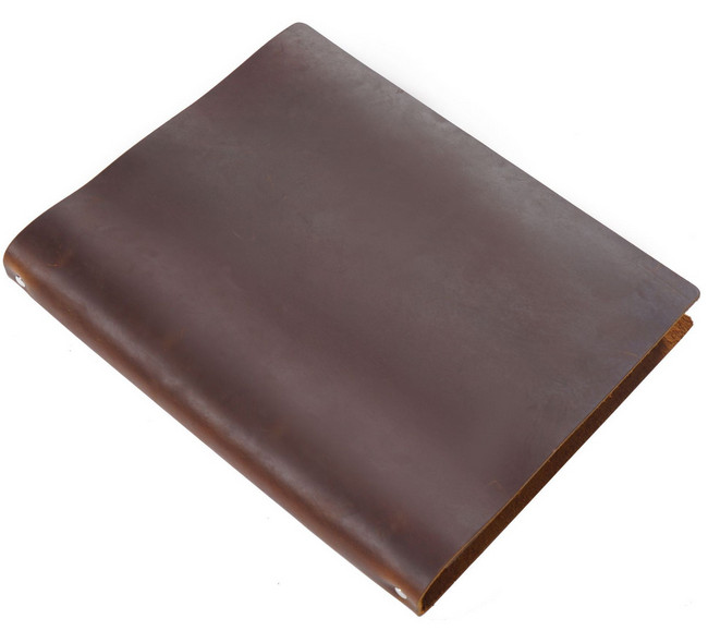 A4 Writing notes Notebook travel Diary Notepad handmade cow leather brown Q271