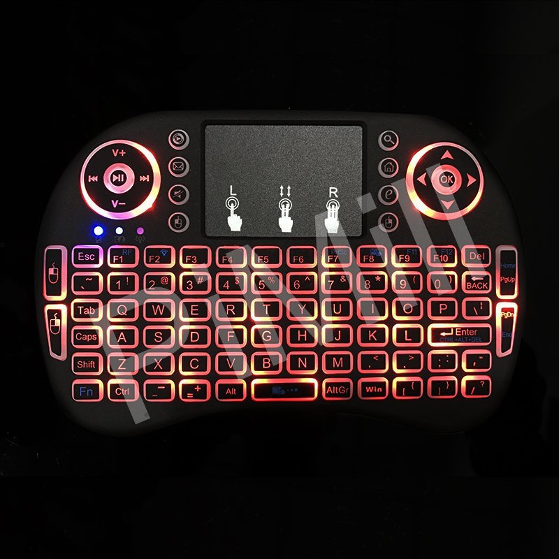 Mini 2.4G Backlight Wireless Touchpad Keyboard Air Mouse PC Pad Android TV Box