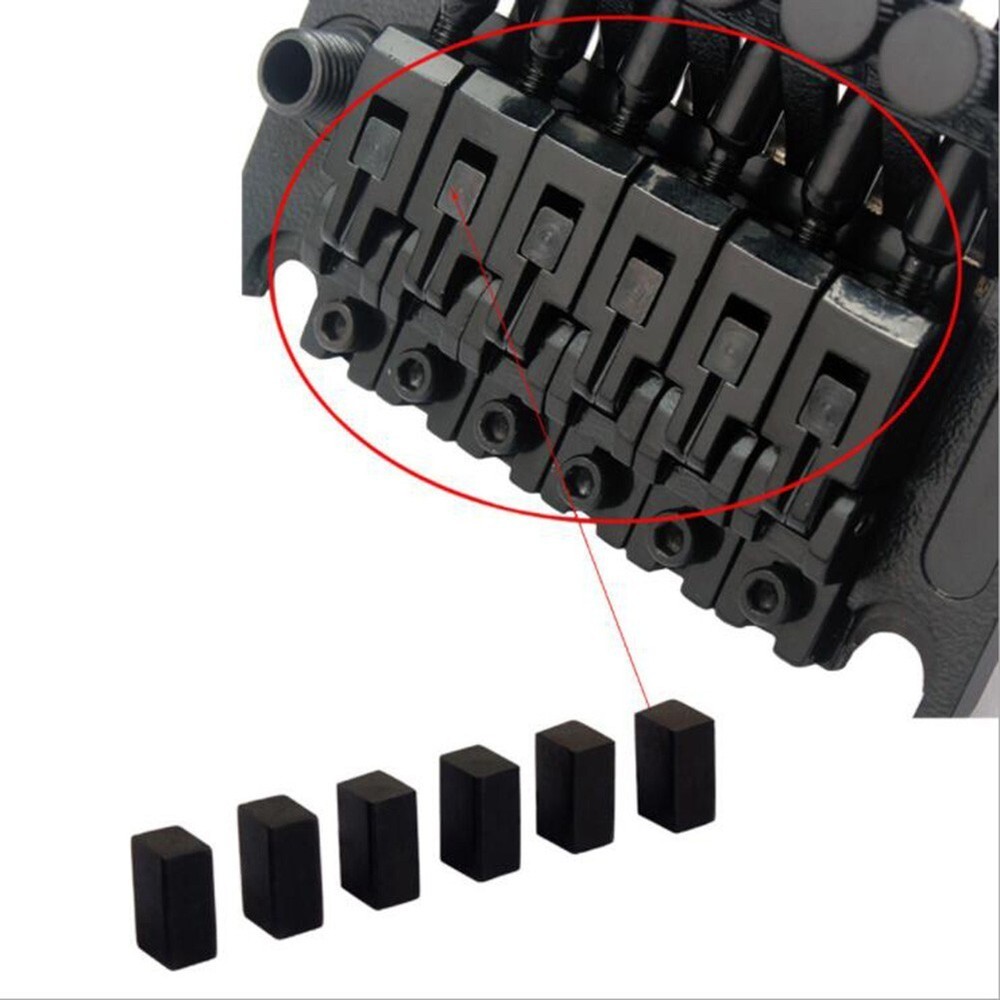 For Floyd Rose Bridge Saddle Insert Block String Sturdy 6Pcs High Quality