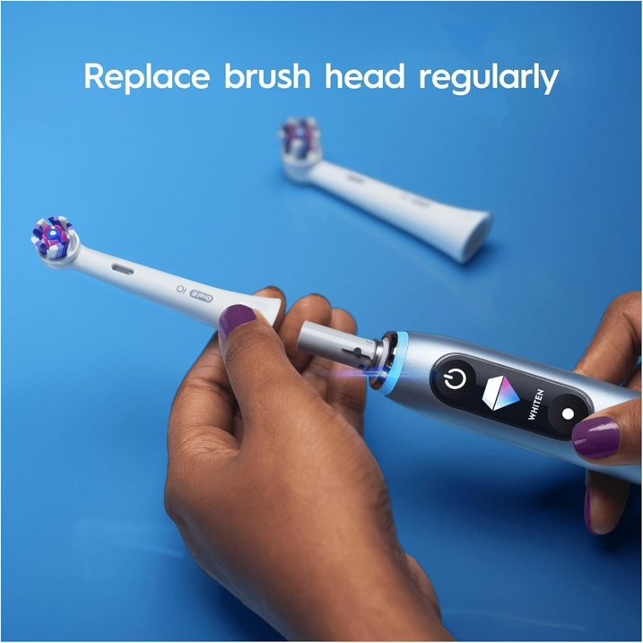 4 Count Ultimate Radiant White Electric Toothbrush Head Deep Plaque Removal