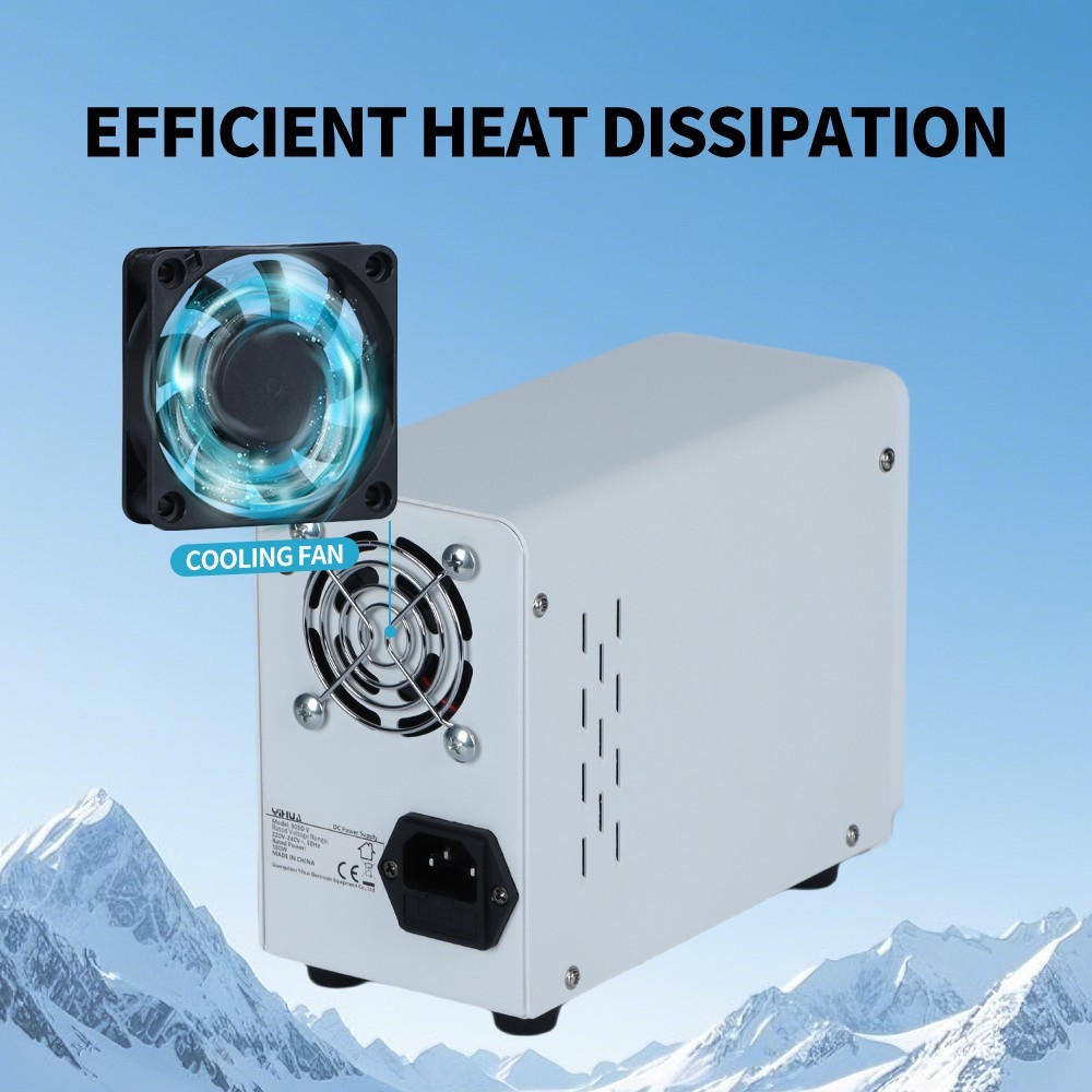 DC Power Supply Adjustable 0-30V 5A Lab Variable Bench Switching High Precision