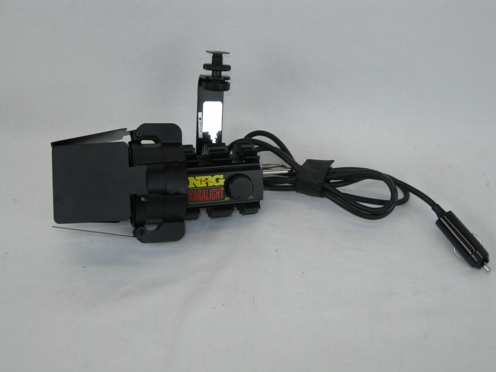 NRG VARI-LITE Pro On Camera Video Light Dimmable Tested Working -Sold As Is