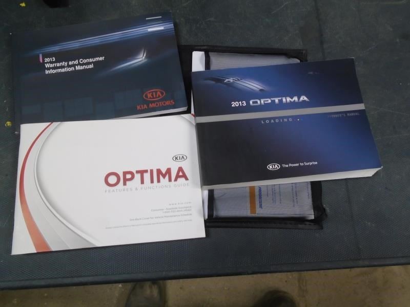 OPTIMAKIA 2013 Owners Manual 1327628