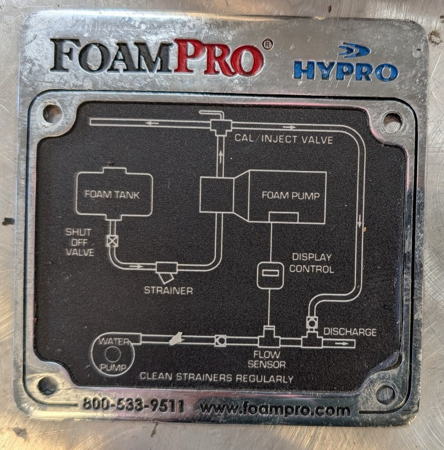 FOAMPRO HYPRO MODEL 2100 FOAM PUMP KIT FOR CLASS A 0R B FIRE FIGHTING System