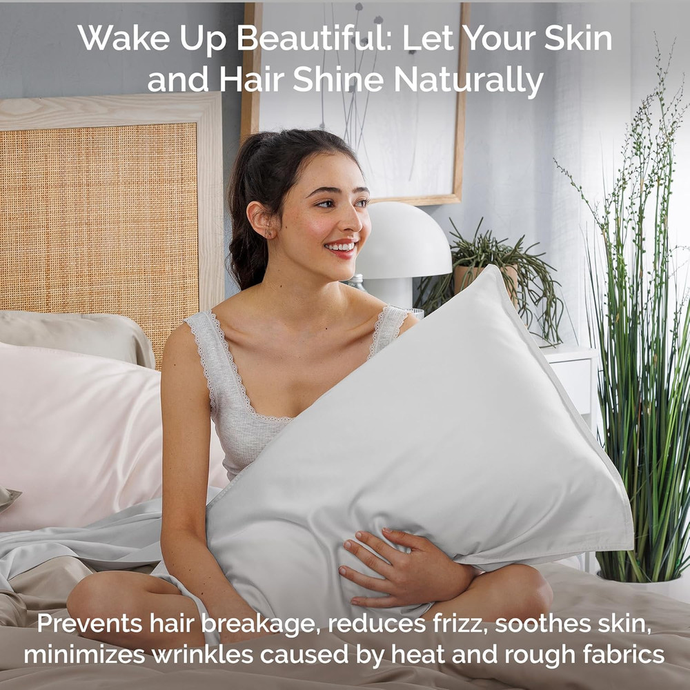 Cooling Bamboo Sheets Set with 2 Pillowcases - Soft & Hypoallergenic