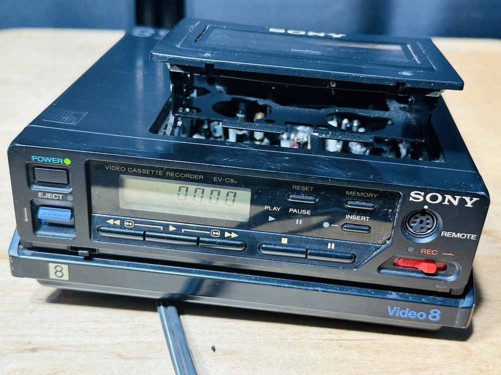 [MINT] Sony EV-C8U Video 8 Cassette Recorder Player Deck Power On ( Untested)#MS