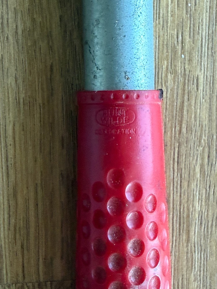 Vintage Red Devil WPS 2 Scraper with Hunt Wilde Handle Grip Excellent