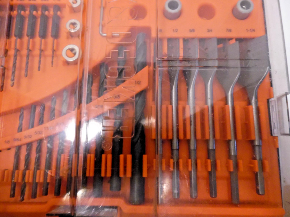 VTG Black & Decker Accesessories Mixed Small Tools Drills Bits & More