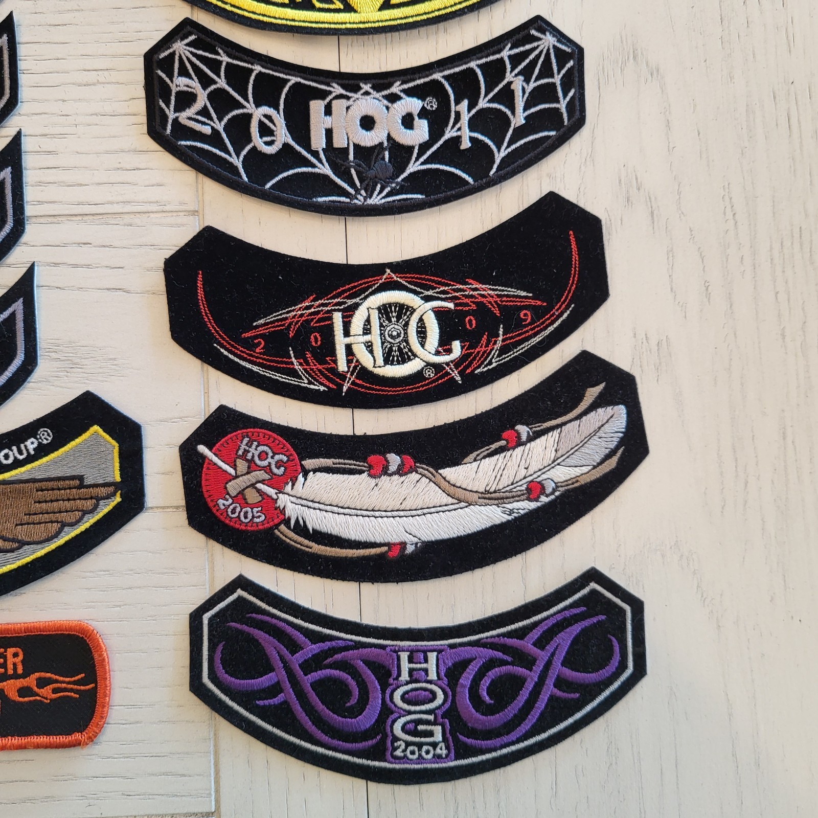 Harley Davidson Hog Owners Group Patches