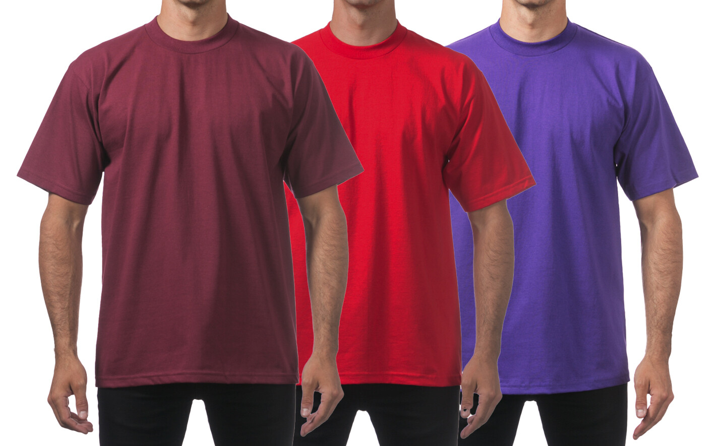 T-Shirts Short Sleeve Tees Heavyweight Shirts Solid BIG TALL Oversize UP TO 10XL