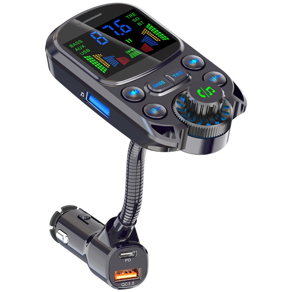 Bluetooth Car FM Transmitter MP3 Player Hands-free Radio Adapter Kit USB Charger