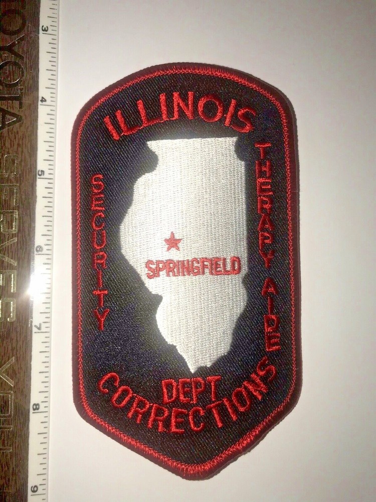 Illinois Dept of Corrections Springfield Therapy Aide  Patch