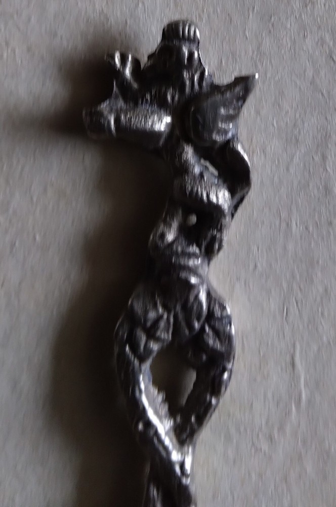 "Candlelight Silver" set from "Around-the-World Shoppers Club"--worn box, paper