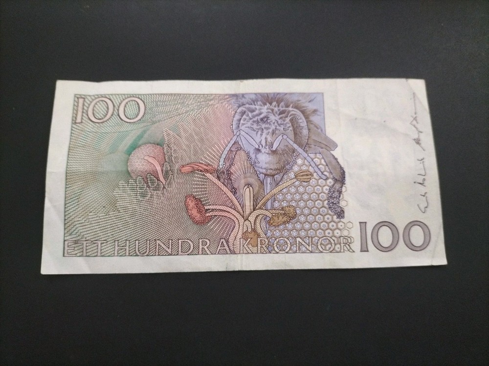 Sweden 100 Kronor 1986 First Design