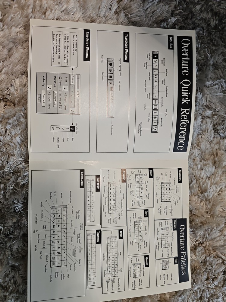 Opcode Overture Academic Edition Box Set Manuals Disks Vintage Music Software
