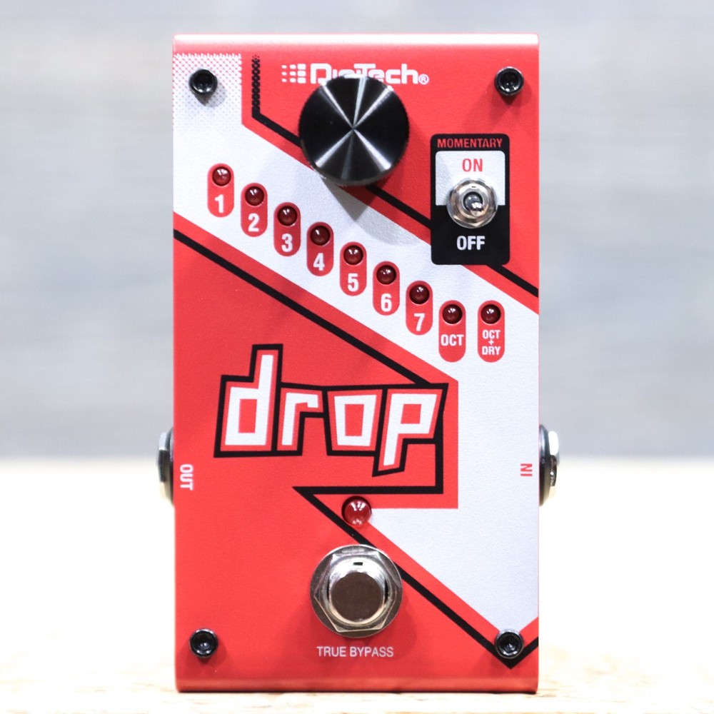 DigiTech Drop Compact Polyphonic Drop Tune Pitch Shifter Effect Pedal w/Box