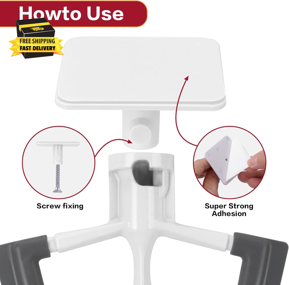 Stand Mixer Attachment Organizer for Kitchenaid Accessories, White ⭐️⭐️⭐️⭐️⭐️