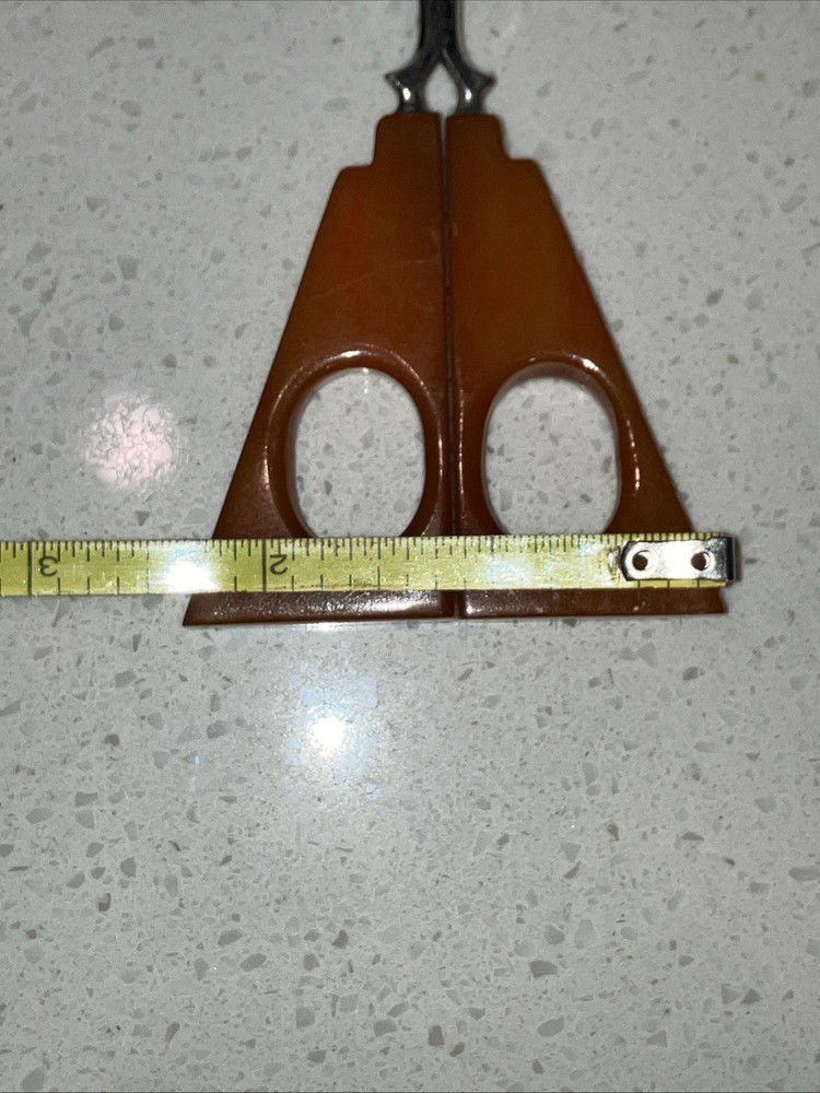 Art Deco Bakelite Embroidery / Cuticle Scissors
