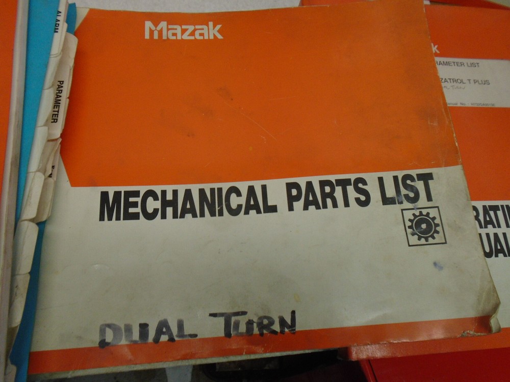 Mazak Manuals dual turn