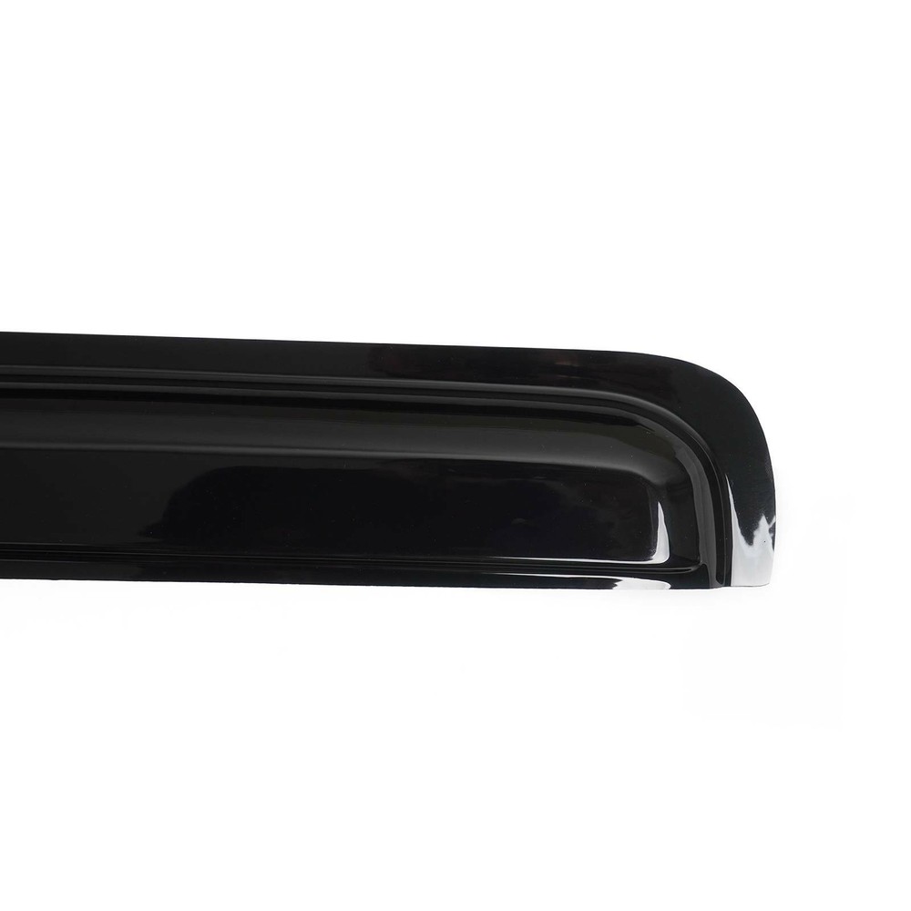 2014-2018 Chevy Silverado 4DR Crew Cab BLACK Door Vent Visors Window Rain Guards