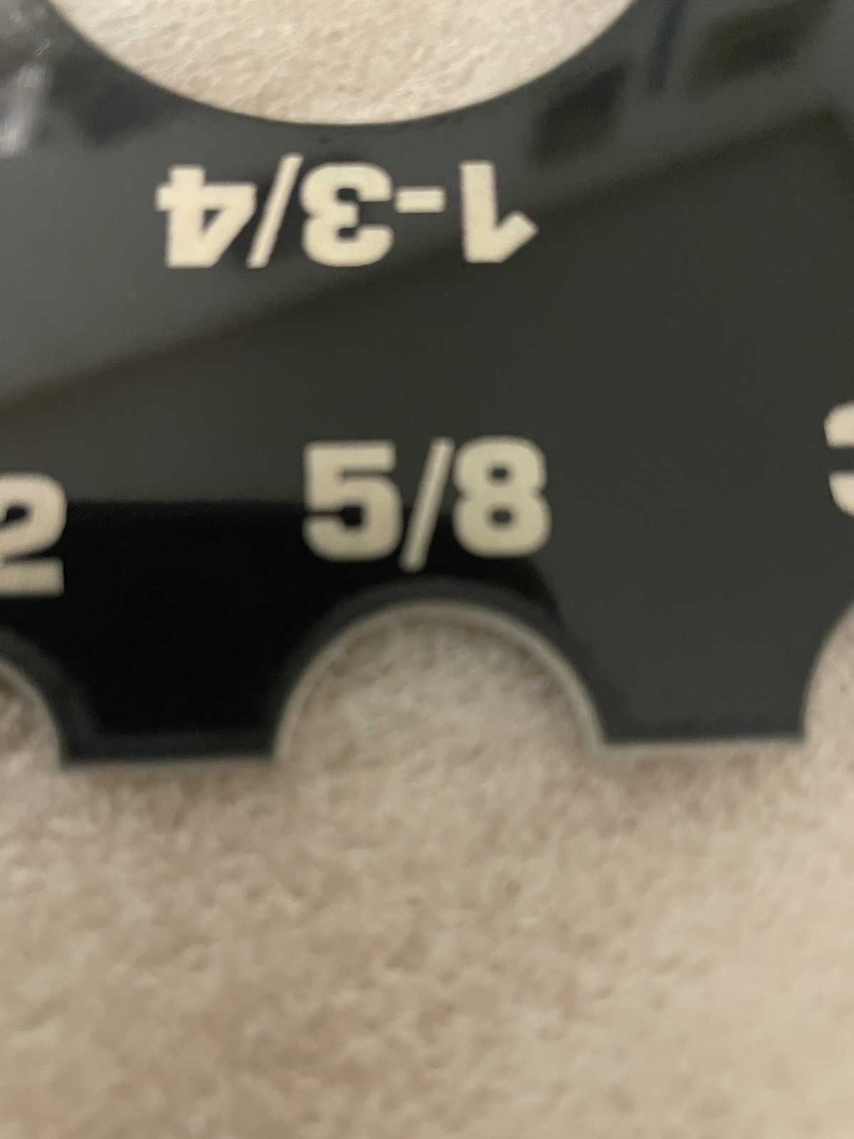 Round Tubing Diameter Gauge - 1/2" up to 1-3/4" - IMCA NHRA Brand New