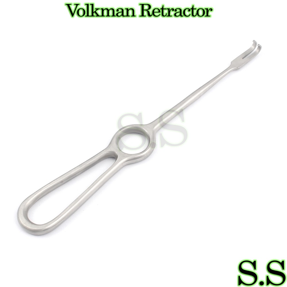 VOLKMAN Retractor 8" Sharp 2 Prong Orthopedic Instruments