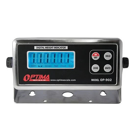 LCD Indicator Optima OP-902 with Peak Hold Function,lb/ kg/ oz unit,AC adapter