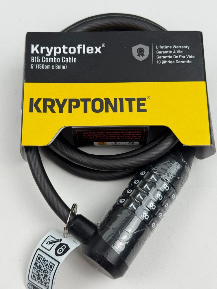 Kryptonite Kryptoflex 815 Combo Lock 5 Foot Length