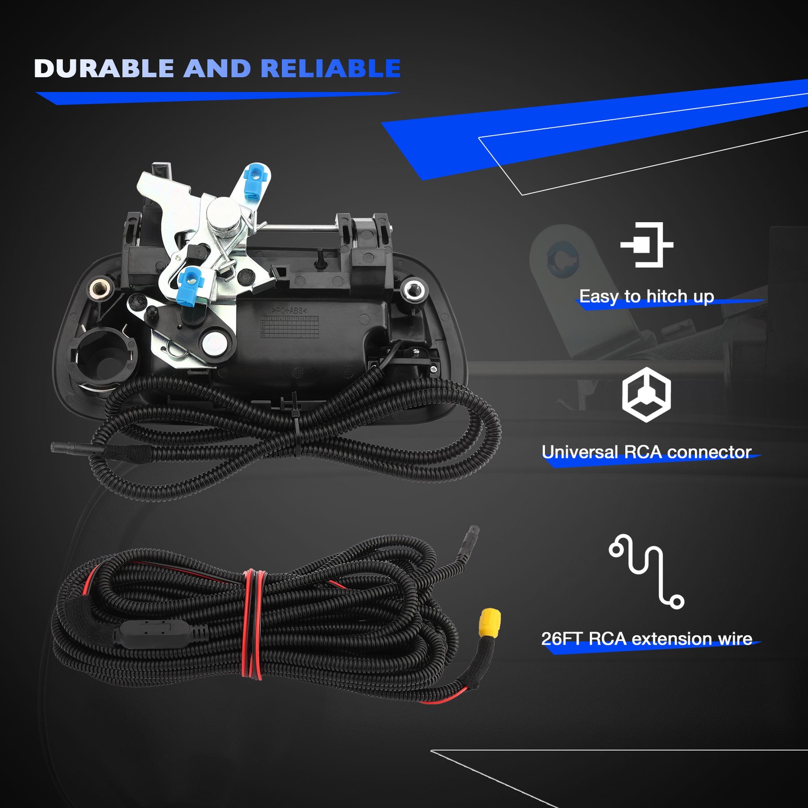 Tailgate Handle w/ Rear Backup Camera & Wiring Harness for 2000-06 Toyota Tundra