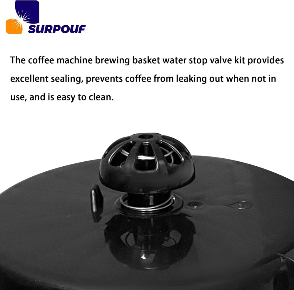 Coffee Replacement Brew Basket Spring Loaded Stopper Kits Fits For Mr....