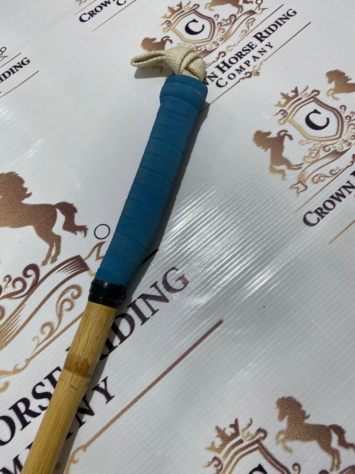 2 Polo Sticks 52" Mallet Handmade Durable Root Cane Wood Head Skene Vintage