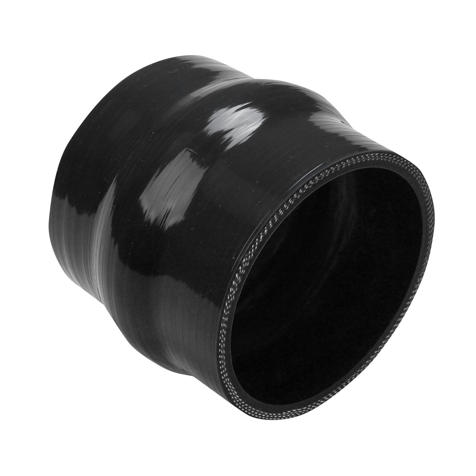 102mm 4" inch Hump Straight Silicone Hose Intake Coupler Tube Pipe Black+T Clamp