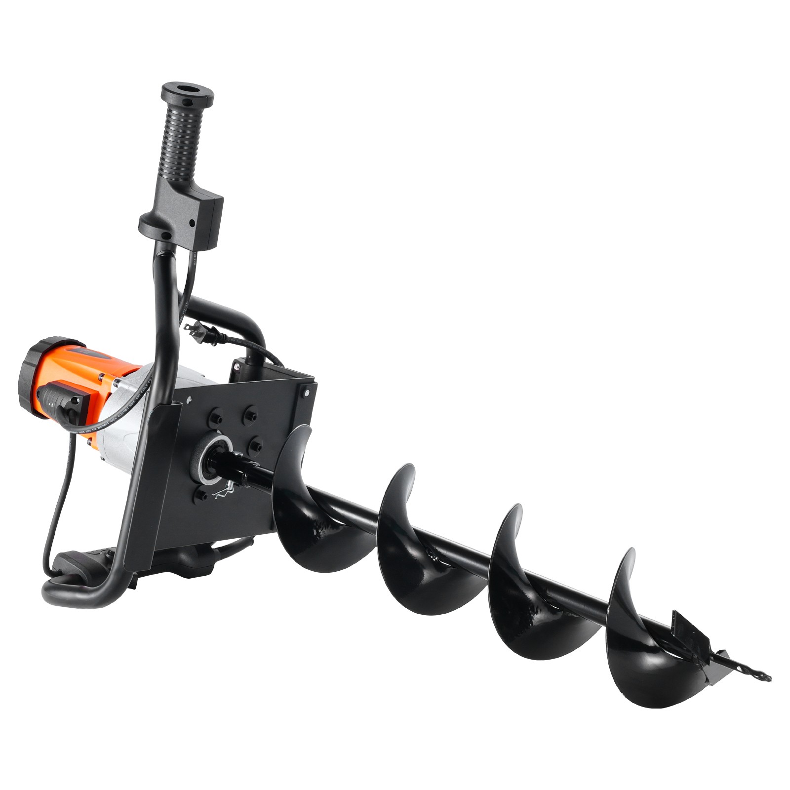 VEVOR 1500W Electric Post Hole Digger 5.71" Earth Auger Bit with Extension Bar