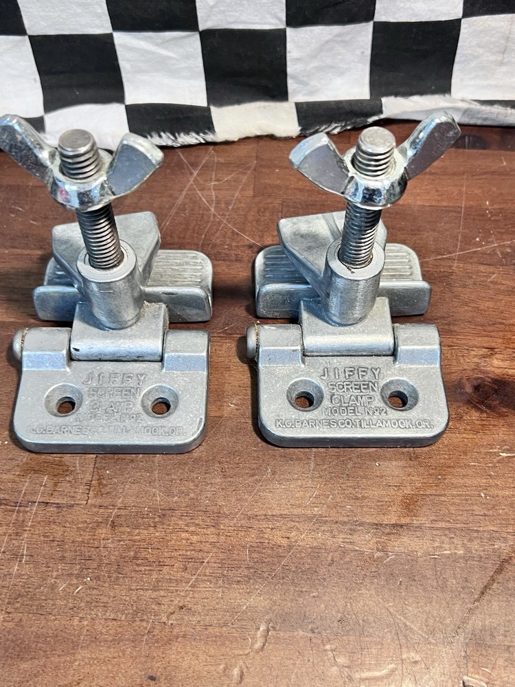 2 - Jiffy Screen Clamps - Model #2 - Screen Printing