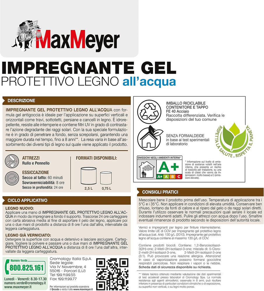 PINE WATER GEL IMPREGNATOR 2.5 L