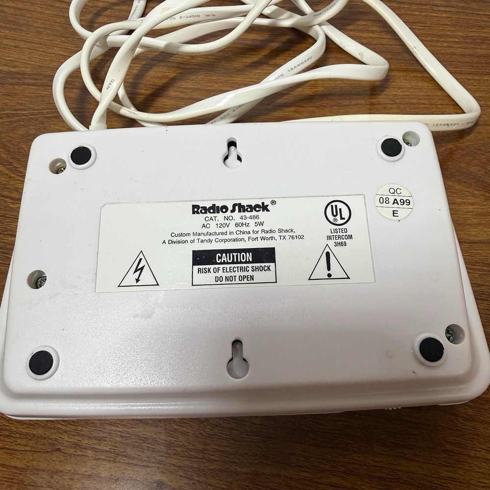 Radio Shack FM Wireless Intercom 43-486 Single Unit Works