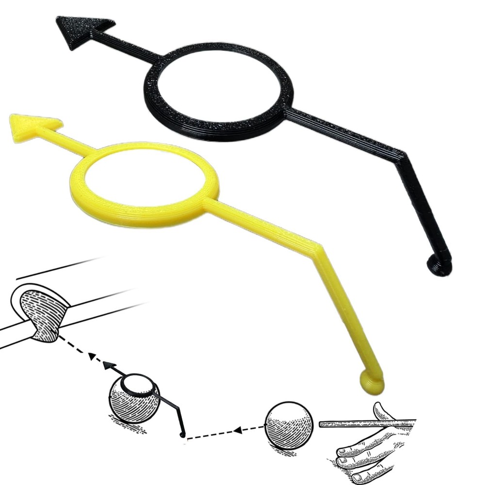 2-Pack Billiards Aiming Trainer | Pool Cue Accessories for Improved Accuracy