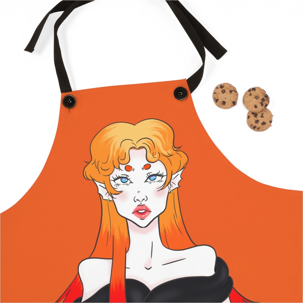 Anna | Orange | Apron (AOP)
