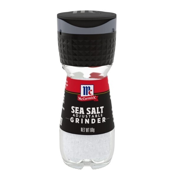 McCormick Sea Salt Grinder, 2.12 oz