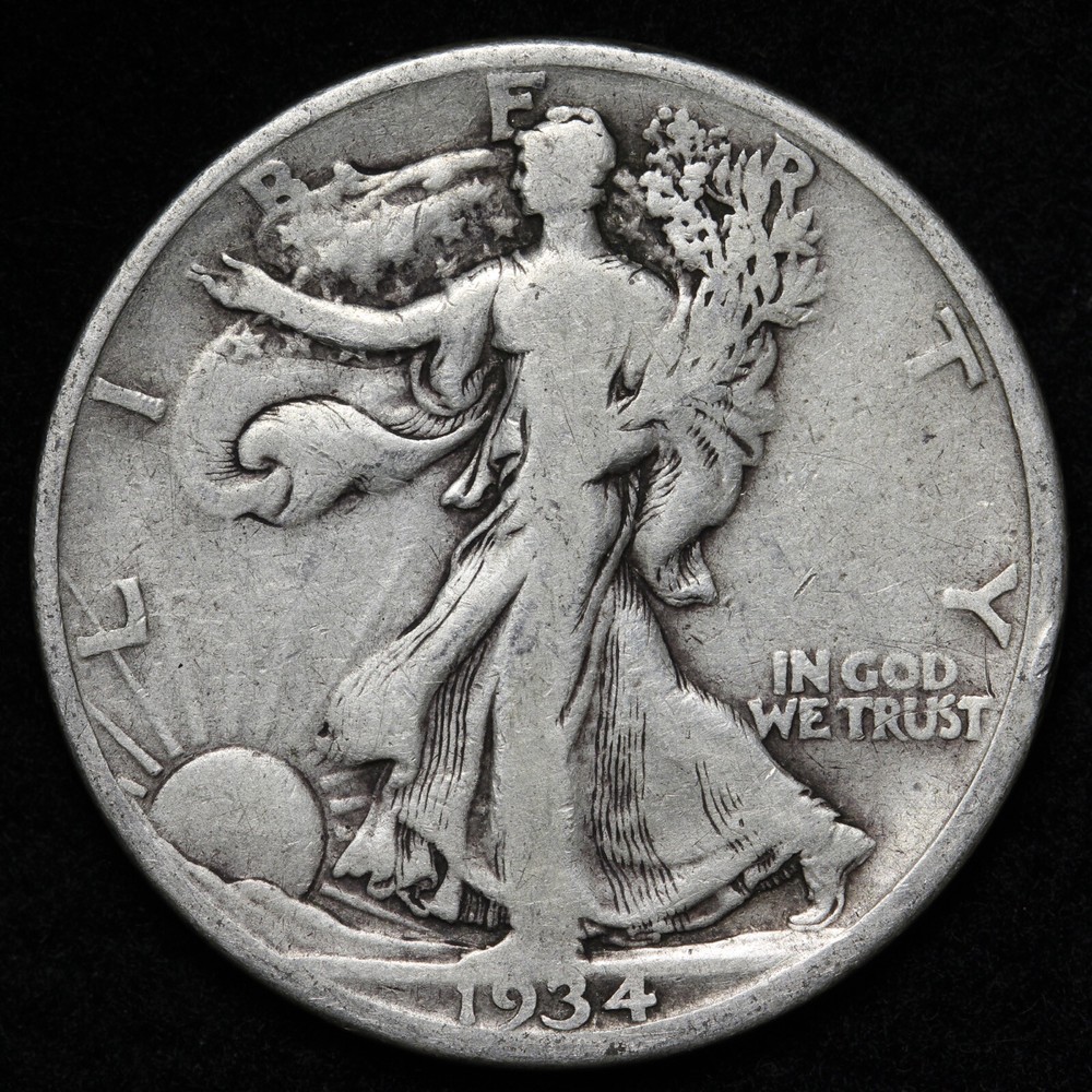 1934-D Walking Liberty Half Dollar Nice Circulated Condition