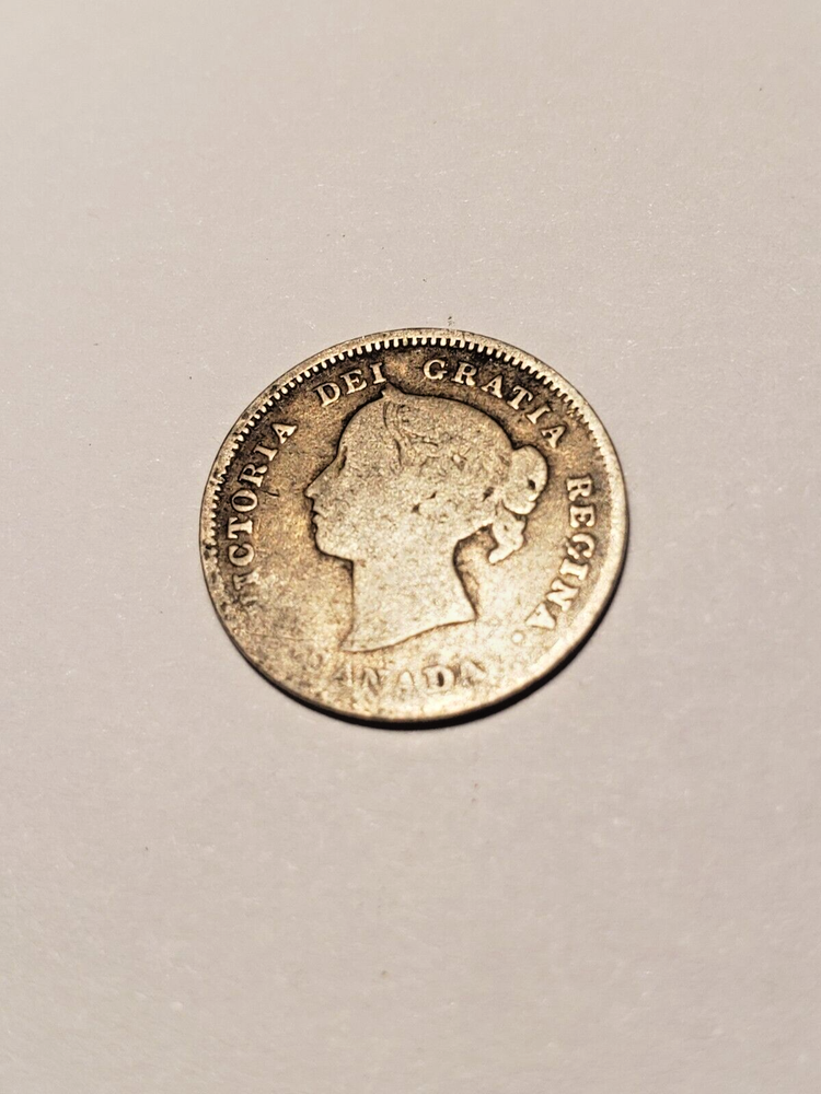1888 CANADA 5 CENTS - VICTORIA **
