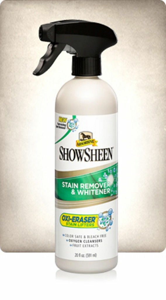 Show Sheen Stain Remover & Whitener Spot Remover Horse Equine 20 oz