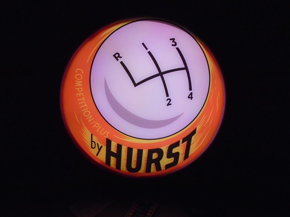 Hurst Competition Plus Round LED Display lighted sign lightbox Wall Hanging