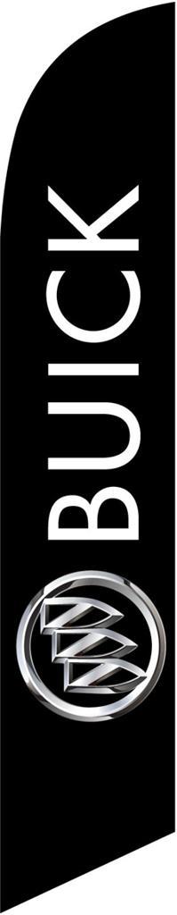 BUICK 12ft Feather Banner Swooper Flag - FLAG ONLY