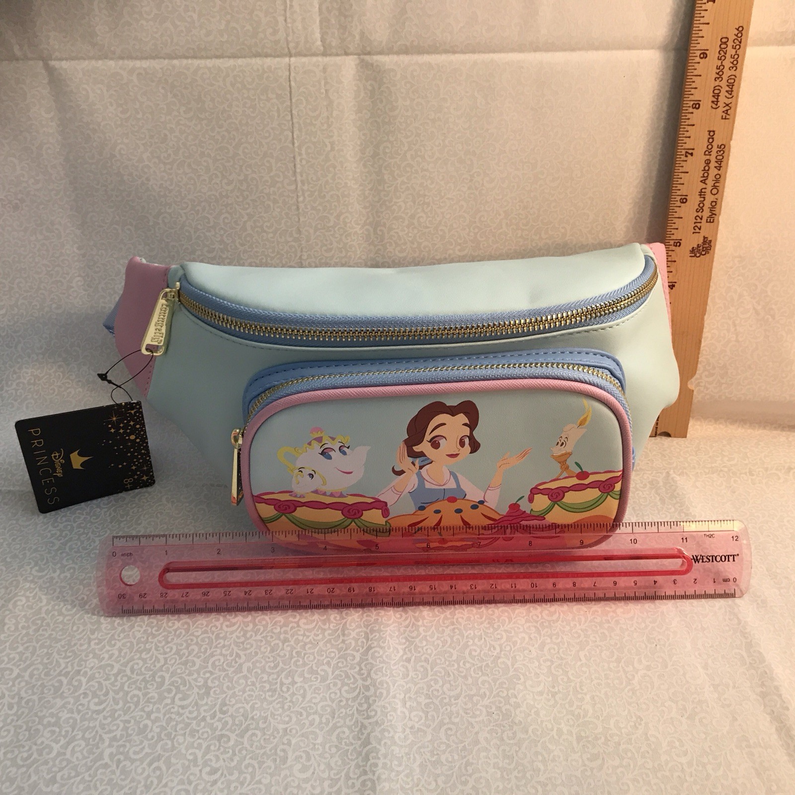 Disney Princess Bell Loungefly Large Fanny Pack New With Tags