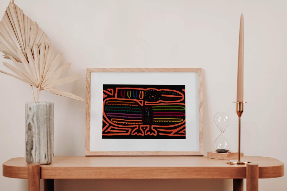 Classic Neon Orange Thunderbird Mola