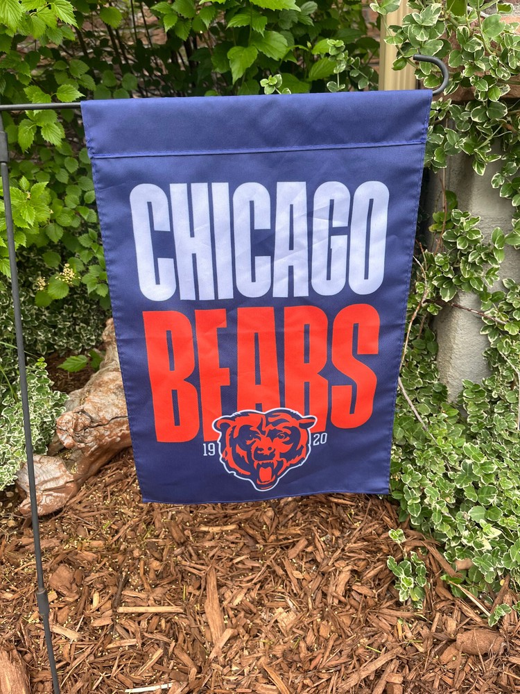 Chicago Bears Double Sided Garden Flag Banner 12 x18